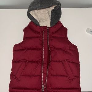 Old Navy best with Sherpa hoodie, 18-24 months